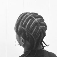 Men cornrows